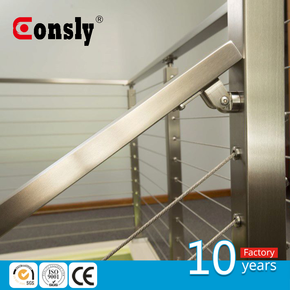 Stainless steel railing cable for deck