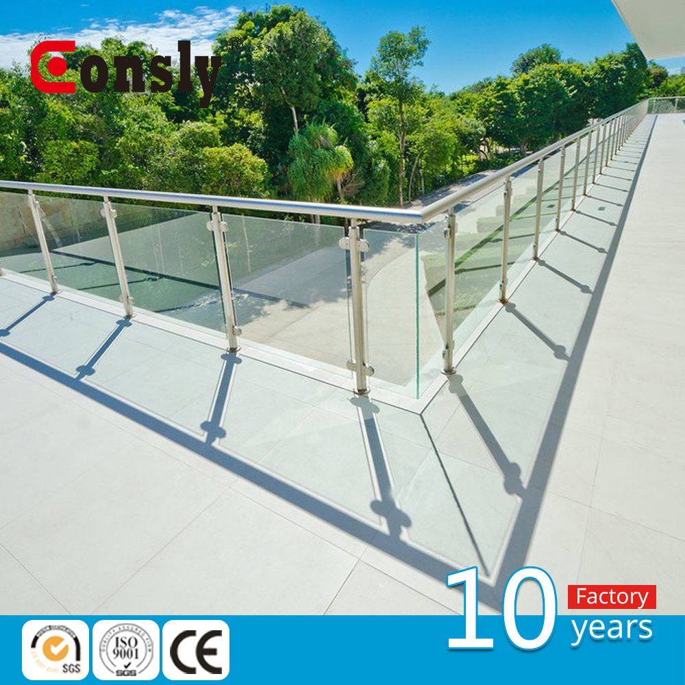 China wholesale invisible glass balustrade with Glass certificate