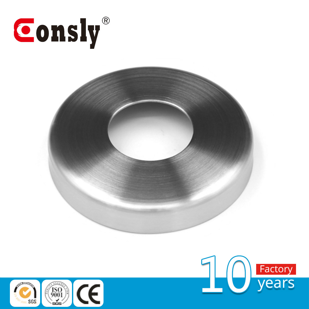 Stamping process hollow stainless steel tube cover cap