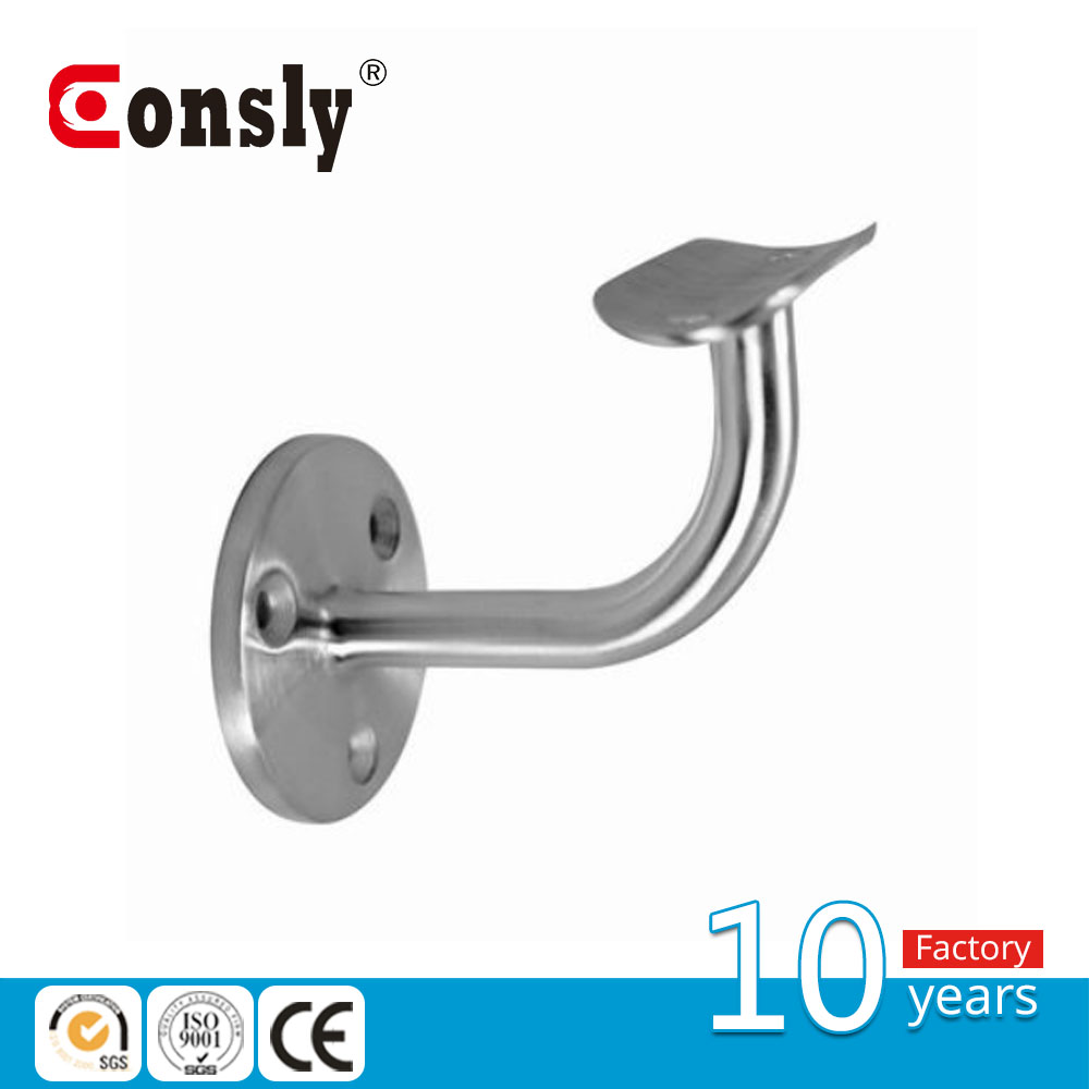 AISI304/316 stainless steel wall mounted handrail bracket