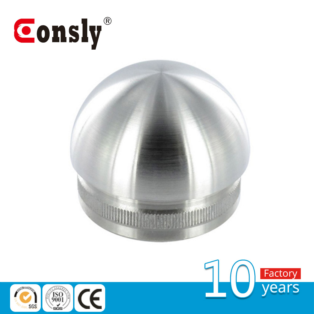 Stainless steel round base cap/round pipe cover