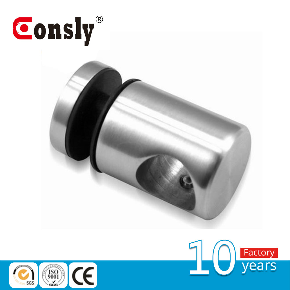 Stainless steel glass handrail bar fitting